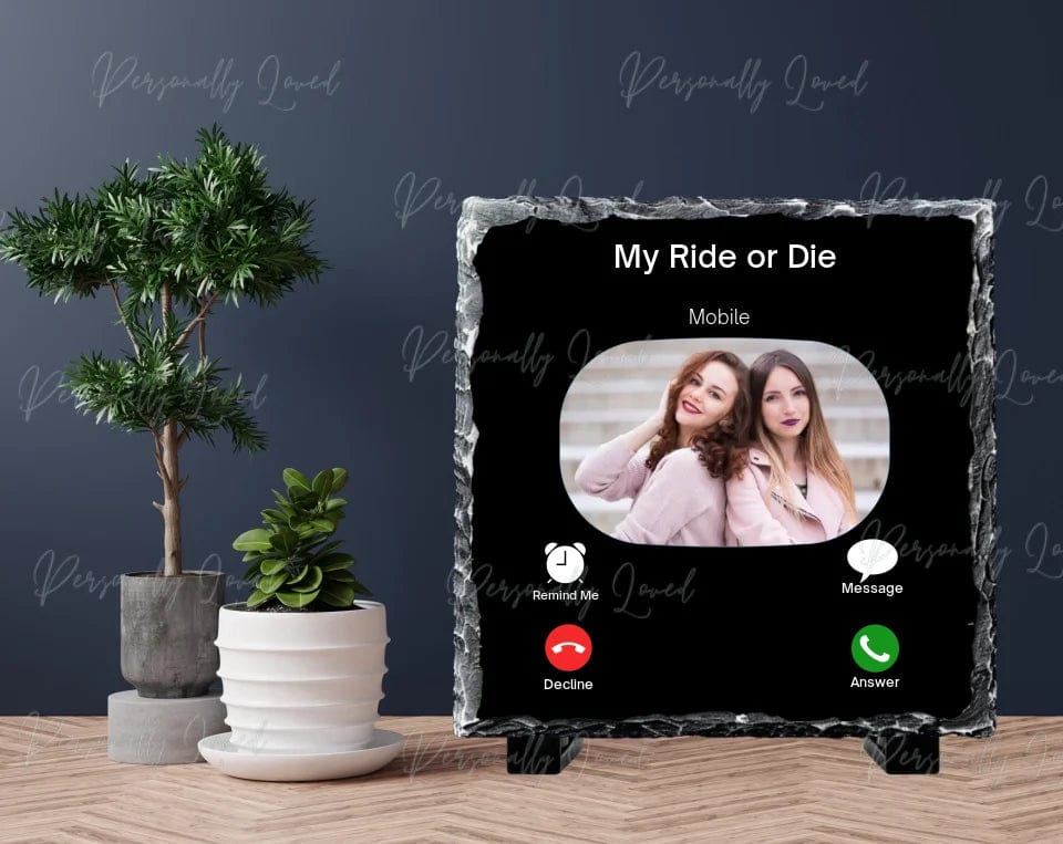 Personalised Photo Slate Caller ID