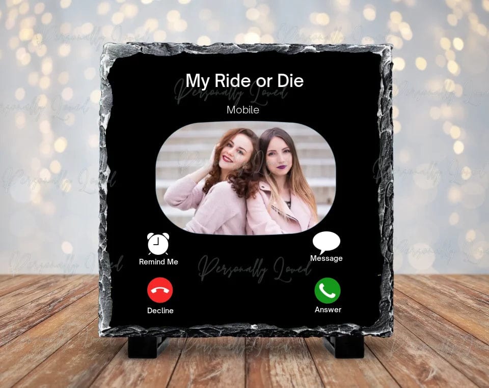 Personalised Photo Slate Caller ID