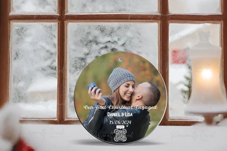 First Christmas Engaged Ornament