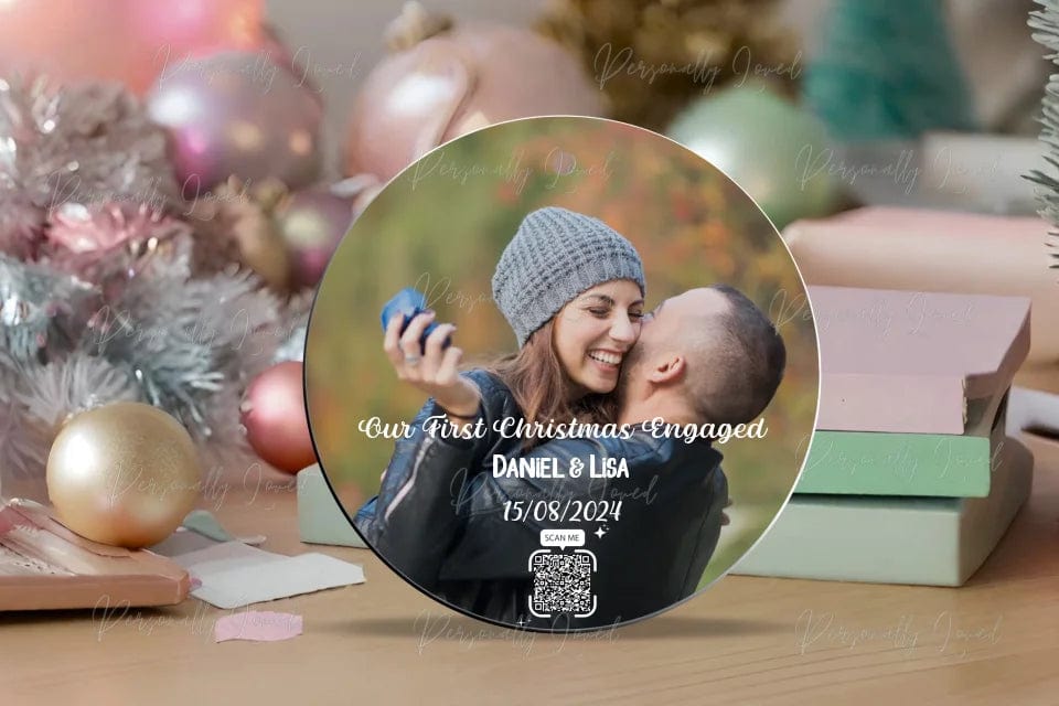 First Christmas Engaged Ornament