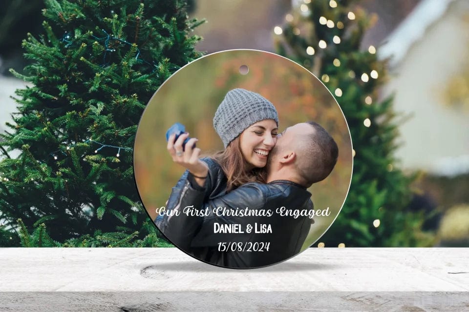 First Christmas Engaged Ornament