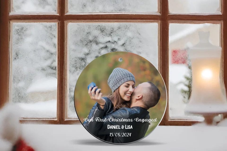 First Christmas Engaged Ornament