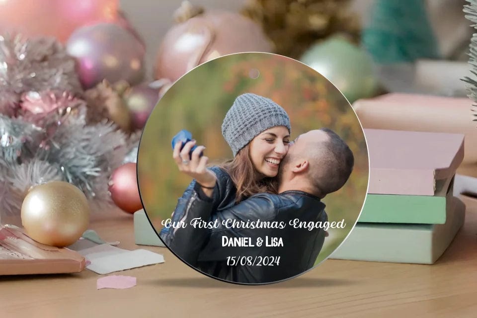 First Christmas Engaged Ornament