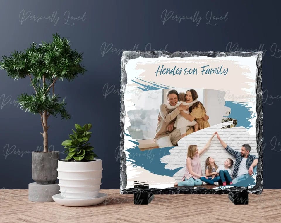 Personalised Family Portrait Slate