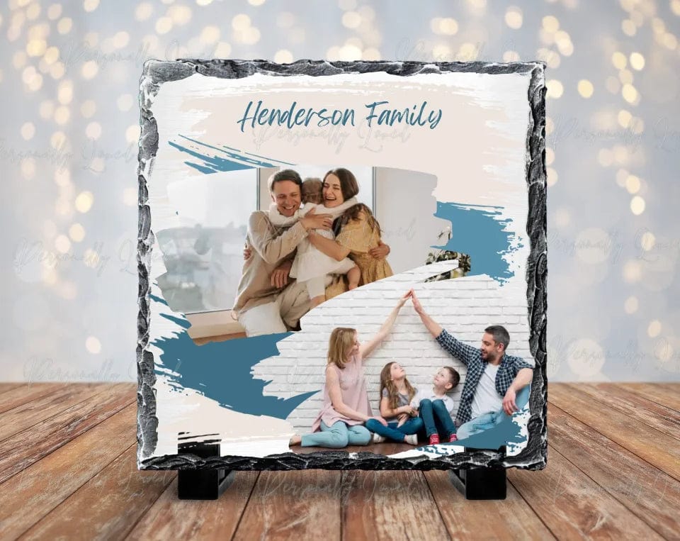 Personalised Family Portrait Slate