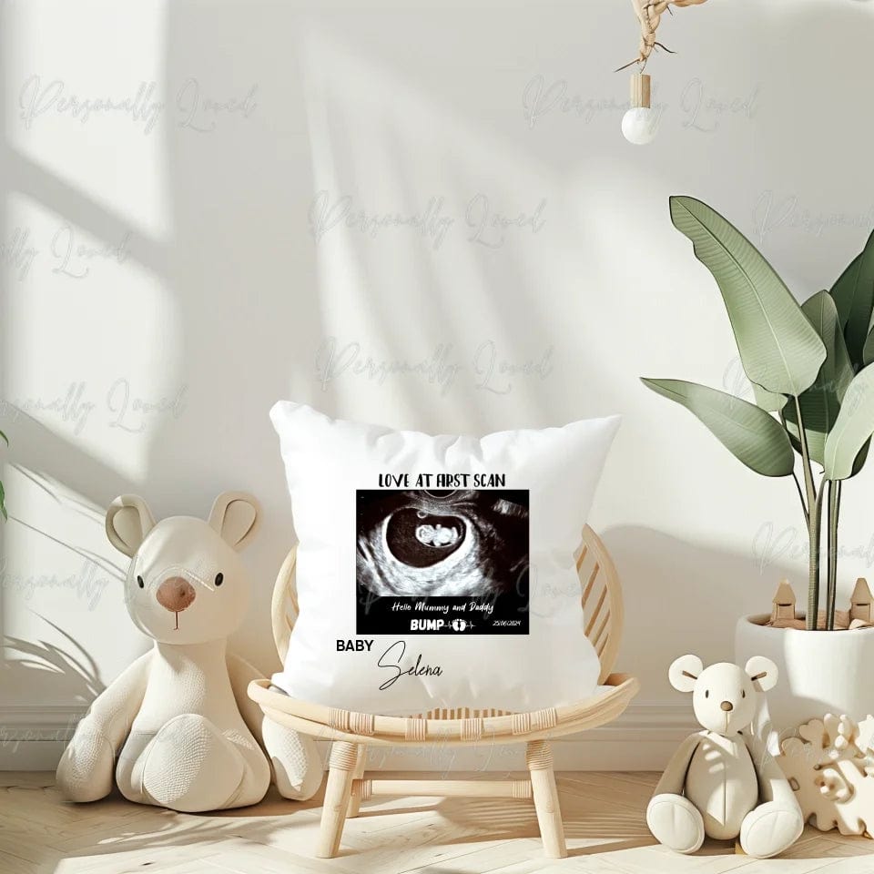 Personalised Baby Scan Pillow Cushion