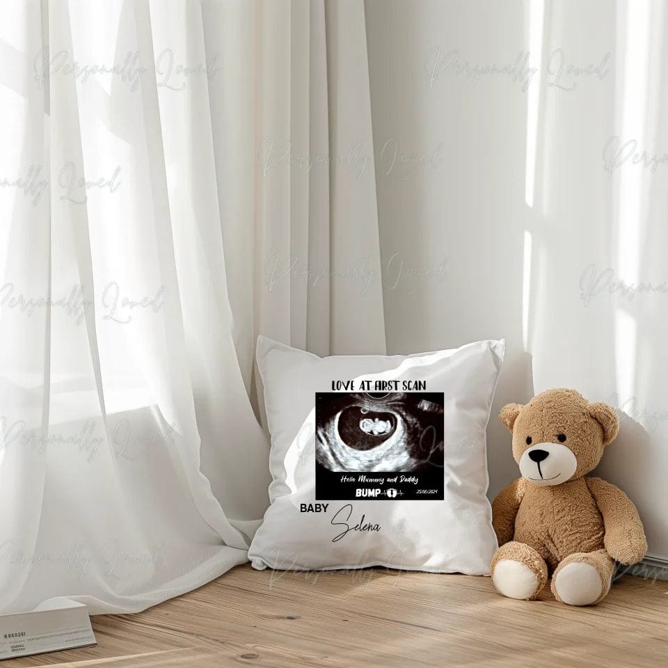 Personalised Baby Scan Pillow Cushion