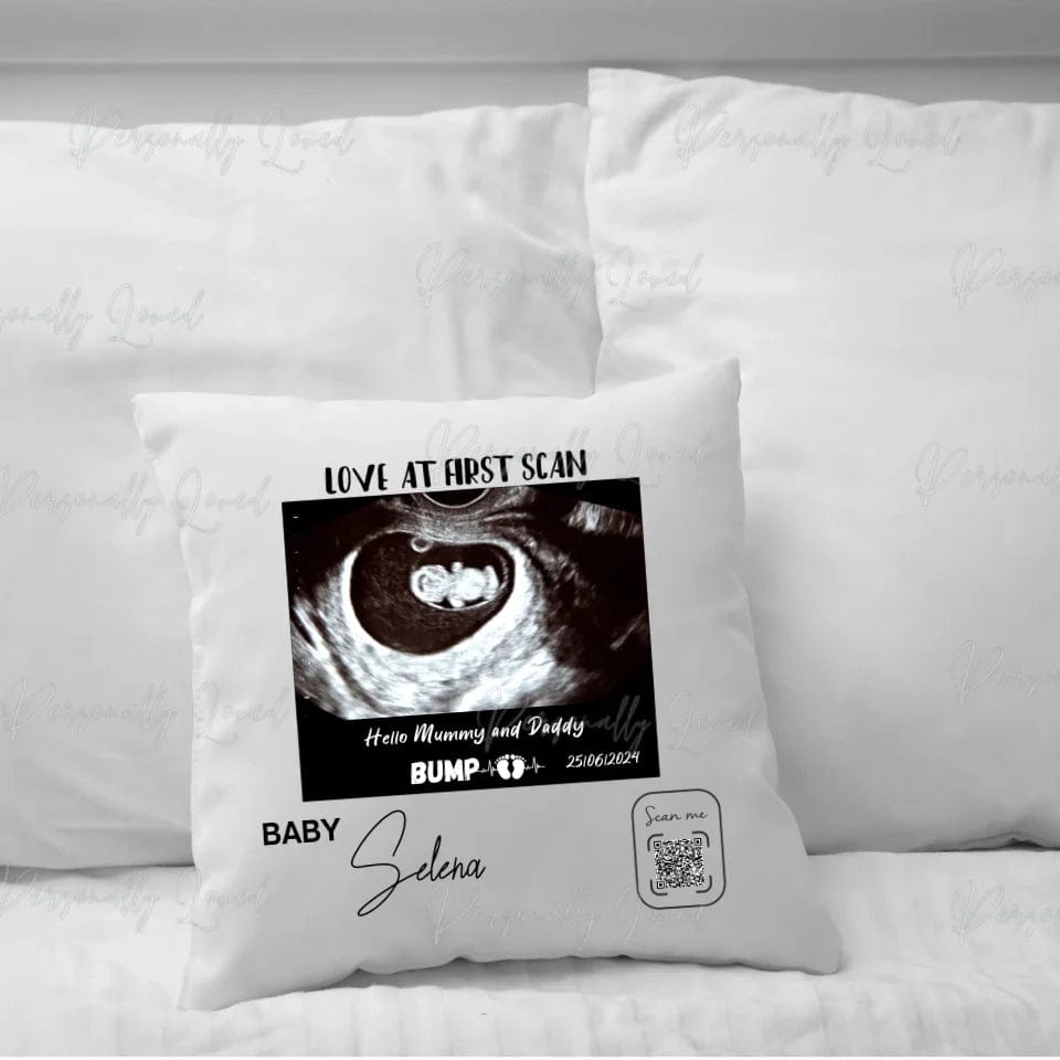 Personalised Baby Scan Pillow Cushion