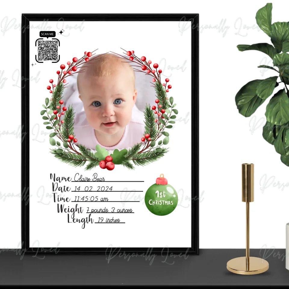 Personalised Baby's First Christmas