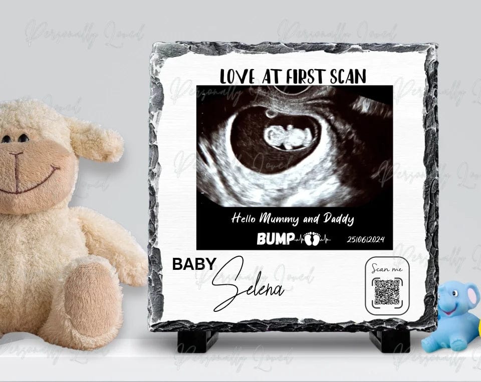 Personalised Baby Scan Slate