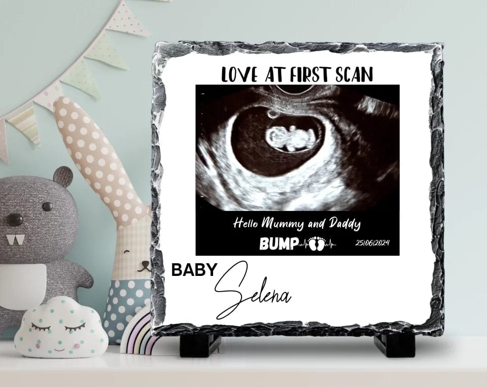 Personalised Baby Scan Slate