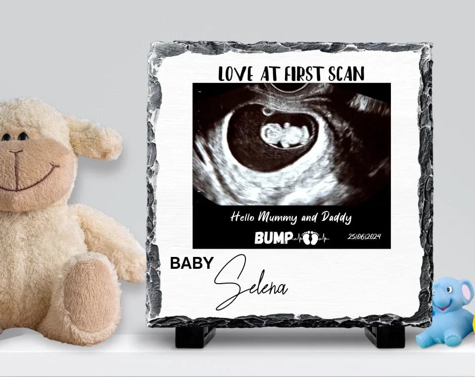 Personalised Baby Scan Slate