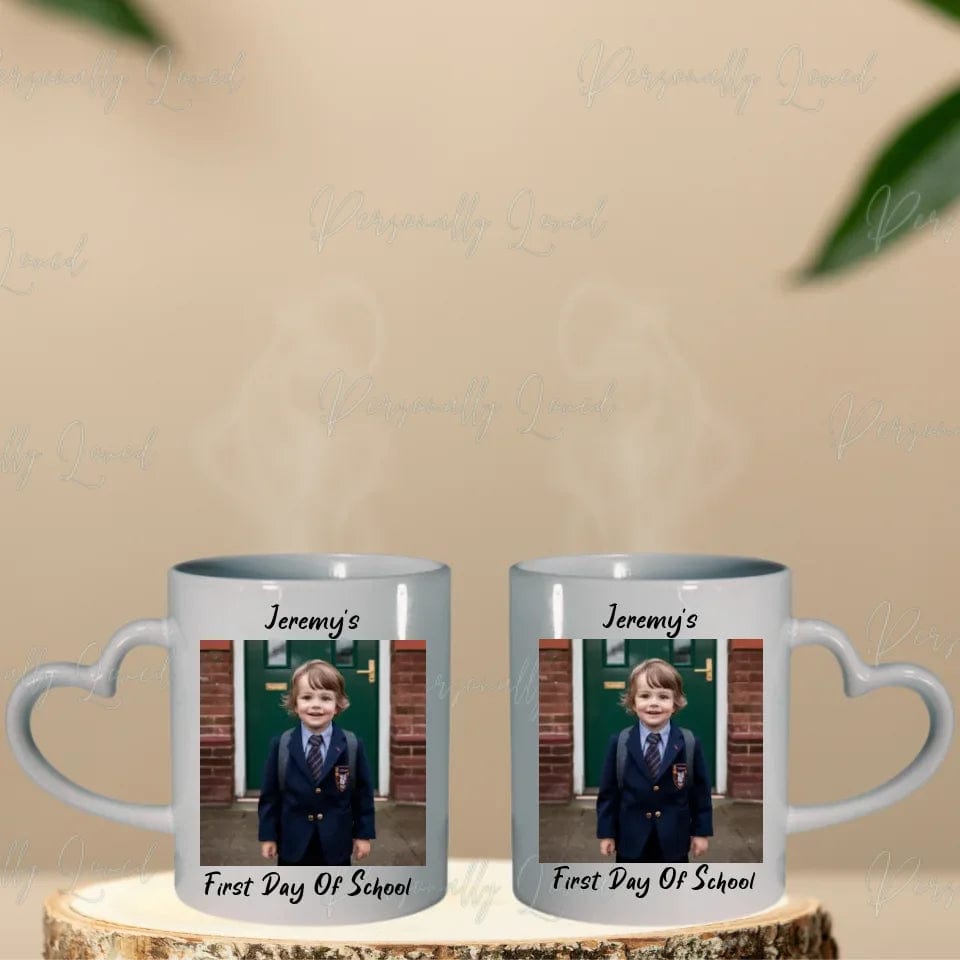 Personalised First Day Of School Photo Mug