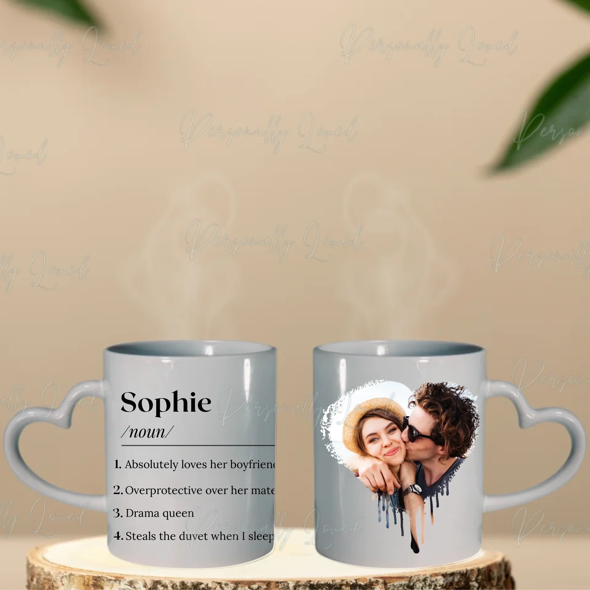 Four things I love about you' Personalised Mug