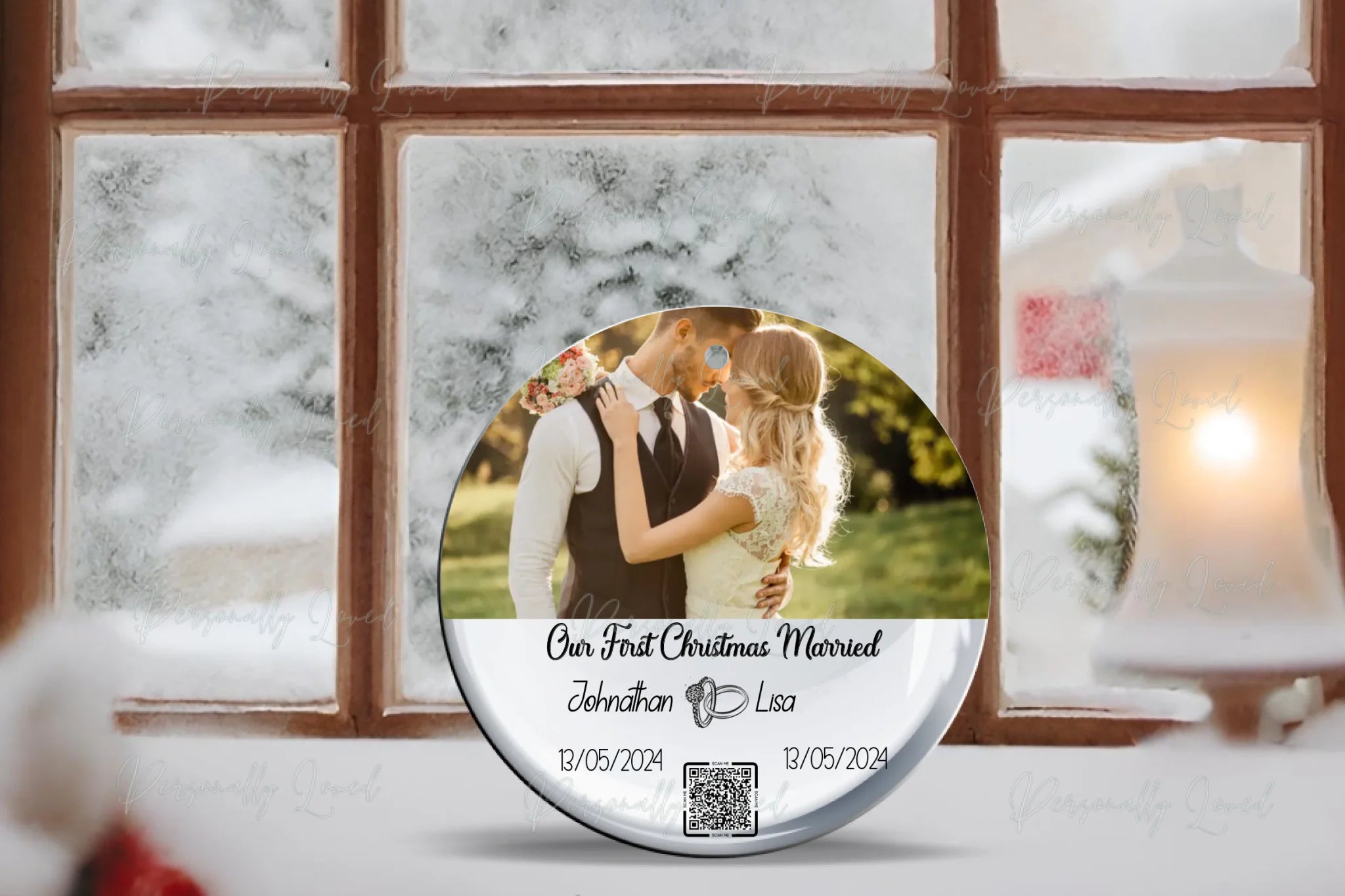 First Christmas Married Ornament