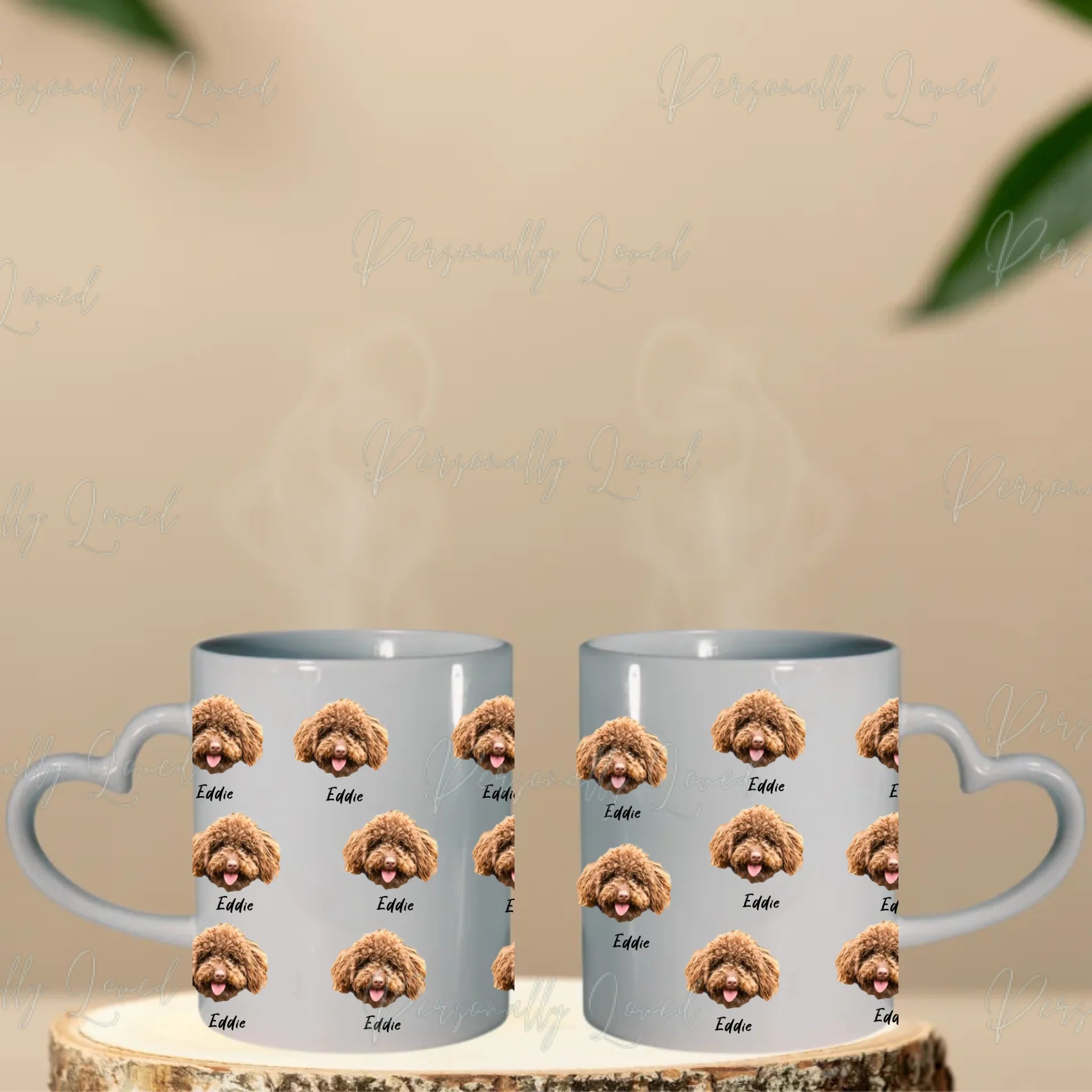 Personalised Mug with AI Face Cut-Out (People & Pets)