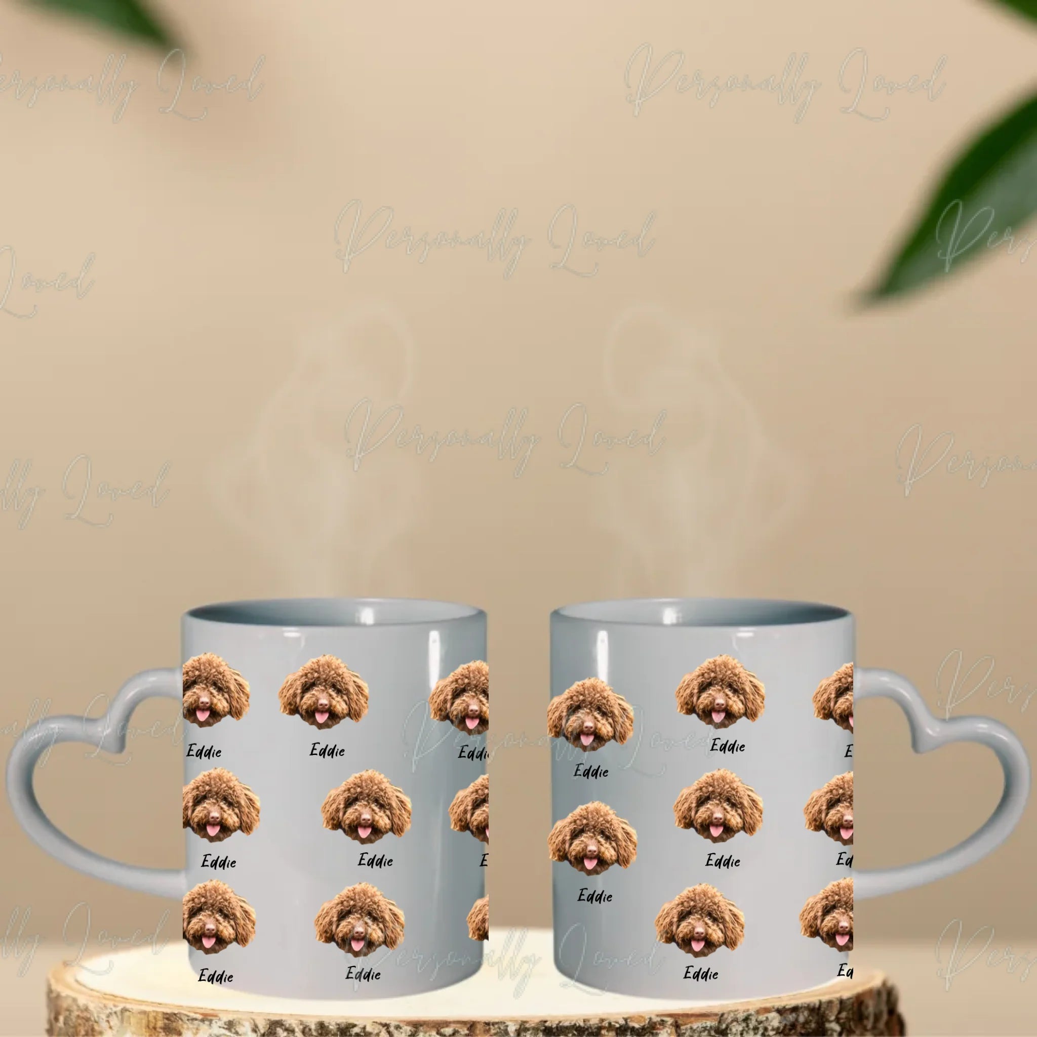 Personalised Mug with AI Face Cut-Out (People & Pets)